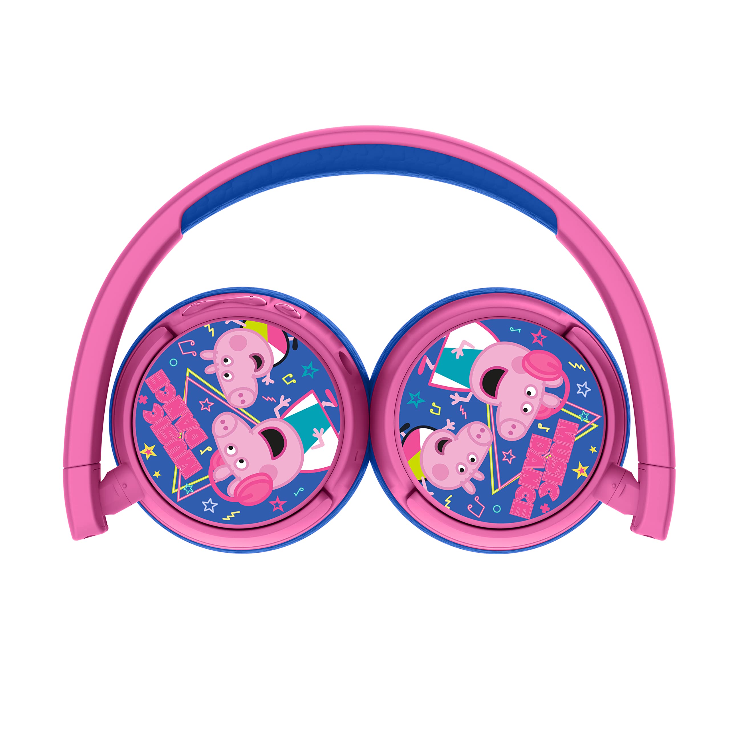 OTL Technologies Écouteurs pliables Bluetooth pour enfants SANS FIL Peppa Pig Music Dance OTL Technologies Écouteurs pliables Bluetooth pour enfants SANS FIL Peppa Pig Music Dance
